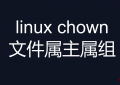 linux chown 命令 （修改文件属主属组）